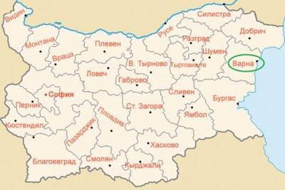 Болгария Варна карта