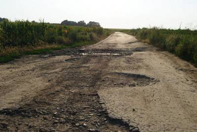плохая дорога в Болгарии
