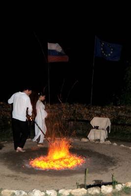 подготовка к танцам на углях