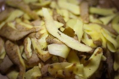 картошка для очистки печки