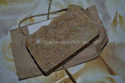 мыло с овсяными хлопьями