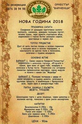 меню на новый год в Болгарии