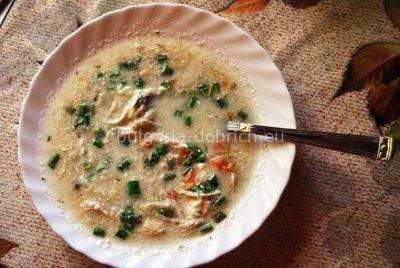 куриный суп по-болгарски